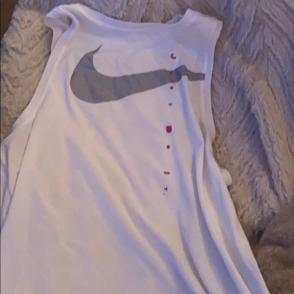 white tank top